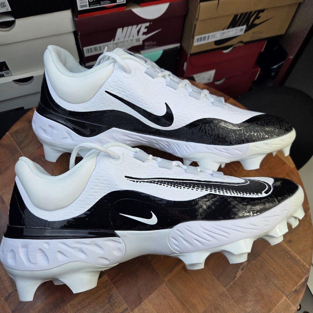 Nike Alpha Huarache Elite 4 Low MCS FD6255-101 Cleats Men's sz 13